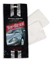 Салфетка влажн. TOP GEAR для стекол, зеркал и фар (в кор. 64шт) оптом