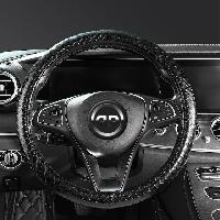 Оплётка AUTOPREMIER М кожа, плетенка, чёрный, PV1000M оптом