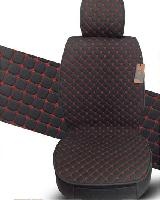 Накидки/Carcom/Taraz/Лён/черный, стежка "звезда" красная/комплект оптом