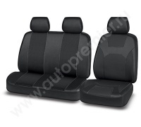 Чехлы/AUTOPREMIER/Flagman VAN/эко кожа/черный/передние/арт.FLM2 100 оптом