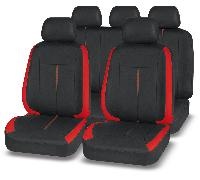 Чехлы/AUTOPREMIER/Fusion/велюр+полиэстер/чёрный-красный/арт.FUS1200 оптом