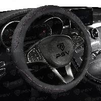 Оплетка PSV M DOT черный/отстрочка красная, экокожа (138256) оптом