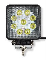 Фара светодиодная квадратная 9LED 12/24V (СРЕДНИЙ радиатор) G0003-35MM оптом