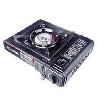 Плитка газовая к бал. с цанговым захватом портативная с переходником, в кейсе (333-138) оптом