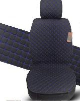 Накидки/Carcom/Taraz/Лён/черный, стежка "звезда" синяя/комплект оптом