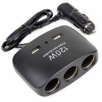 Разветвитель 3 гнезда, 2 USB, IN-CAR 1511 оптом