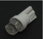 Диоды габарит 12vT10 1LED белая Gilves б/ц конус (мин.10шт) оптом