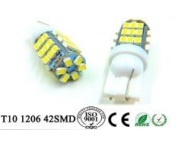 Диоды габарит 12v T10 42SMD (1206) W2.1-9.5d б/ц (мин.10шт) Gilves оптом