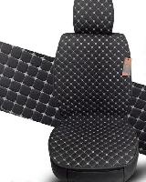 Накидки/Carcom/Taraz/Лён/черный, стежка "звезда" белая/комплект оптом