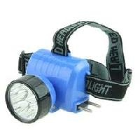 Фонарь налобный аккумуляторный, 5 LED, зарядка от 220В (328-046) оптом