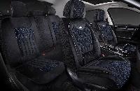 Накидки/PSV/5D Galant Velur/велюр(полиэстер)/черный/отстрочка синяя/к-т/арт.137669 оптом