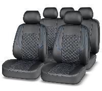 Чехлы/AUTOPREMIER/GRAND/экокожа/чёрный-синий/арт.GND1010 оптом