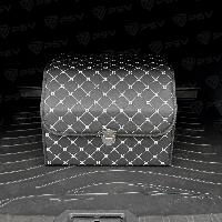 Сумка-органайзер/PSV/3D Zvezda Plastic/экокожа/черный/ромб белый/размер M(30×30×40см)/арт.137706 оптом