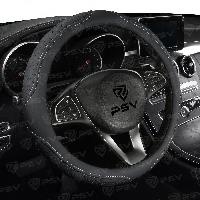 Оплетка PSV M DOT черный/отстрочка серая, экокожа (138258) оптом