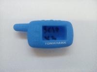 Чехол для брелка Tomahawk TW 9010/9030 силикон синий узкая ант. оптом