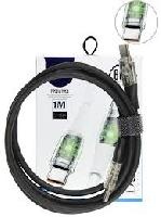 Кабель "Technoking" для зарядки Type-C/Type-C, LED подсветка, 1м (XF-167) оптом
