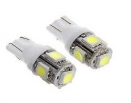Диоды габарит 12v T10 5SMD W2,1-9,5d б/ц белая (мин.10шт) Gilves  оптом