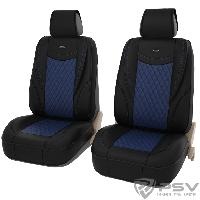 Накидки/PSV/Premium/Era 2 Front/экокожа/черный-синий/передние/к-т(2шт)/арт.131856 оптом