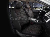 Накидки/CF/SOTA FRONT/экокожа, твид/черный-черный-красный/передние/арт.26170 оптом