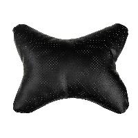 Подушка на подголовник Косточка перфор. экокожа 29*23см. черная (732-012) оптом