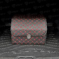 Сумка-органайзер/PSV/3D Zvezda Plastic/экокожа/черный/ромб красный/размер M(30×30×40см)/арт.137707 оптом