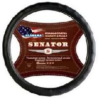 Оплетка M SENATOR Alabama кожа /черный/ OPLS0720	 оптом