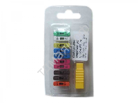 Предохранители флажковые с пинцетом 7,5-30 А (10 шт) М5 1/5/250 126598 оптом