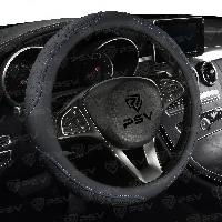 Оплетка PSV M DOT черный/отстрочка синяя, экокожа (138257) оптом