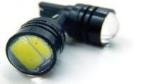 Диоды габарит 12vT10-2SMD (5630) L W2.1-9.5d б/ц  Линза (мин.10шт) черный корпус Gilves оптом