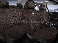 Накидки/CF/POLO PLUS/велюр/коричневый/комплект/арт.27341 оптом