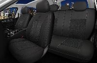 Чехлы/AUTOPREMIER/SILVER/полиэстер+алькантара/черный/арт.SIL1000 оптом
