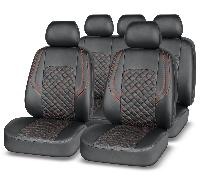 Чехлы/AUTOPREMIER/GRAND/экокожа/чёрный-красный/арт.GND1020 оптом