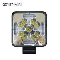 Фара рабочего света (прожектор) квадратная 12/24V белый-желтый (G0187-MINI) оптом