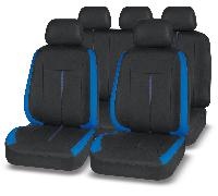 Чехлы/AUTOPREMIER/Fusion/велюр+полиэстер/чёрный-синий/арт.FUS1100 оптом