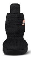 Накидки/Carcom/Gissar/Лён/черный, стежка "кирпич" черная/комплект оптом