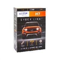 Лампа светодиодная МТФ CYBER LIGHT LED H7, 12V, 45W, 3750lm, 6000K, кулер (к-т 2шт) DP07K6 оптом
