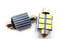 Диод в салон 12vT11х36 -6SMD с радиатором Canbus Gilves (мин.10шт) оптом