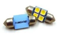 Диод в салон 12vT11х31-4SMD белая Gilves (мин 10шт.) оптом