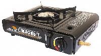 Плита наст. газовая Следопыт Black (с переходником) 6 PF-GST-N10 оптом