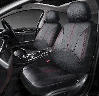 Чехлы/PSV/Imperial Next 2 FRONT/экокожа/черный/отстрочка красная/передние/арт.136148 оптом