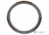 Оплётка на руль кожаная PSV ASPECT (Серый) L оптом
