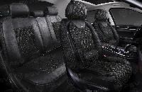 Накидки/PSV/5D Galant Velvet Skin/вельвет,мокрая кожа/черный/отстрочка белая/к-т/арт.136693 оптом