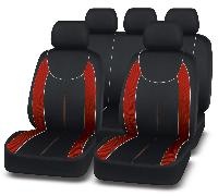 Чехлы/AUTOPREMIER/Escada/полиэстер+карбон/чёрный-красный/арт.ESC1200 оптом
