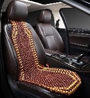 Накидка массажная AUTOPREMIER L04 medium, бежевый/коричневый, деревянные косточки (1шт.) арт. L04 оптом