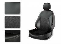 Чехлы/CF/Atom Leather Single/экокожа/черный-черный-черный/передние/1шт/арт.11132 оптом