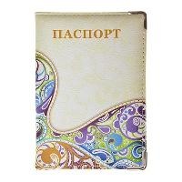 Обложка для паспорта с отд.для карт. ПВХ 13,7*9,6см 334-093 оптом