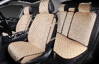 Накидки/AUTOPREMIER/ALCANTRA PREMIUM/стёганая алькантара/бежевый/к-т/арт.PRM1600 оптом