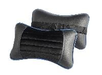 Подушка под шею "MONACO" черный/черный/синий/синий (2шт. в комп.) 41143 оптом