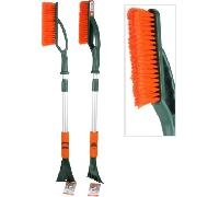Щетка для снега со скреб. Li-Sa телескоп.,84,5-112,5см поролон.ручка, (LS203/2) 48320 оптом