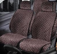 Накидки/Carcom/Sydney mod/Велюр/коричневый, стежка ромб коричневая/закрытая юбка/передние оптом